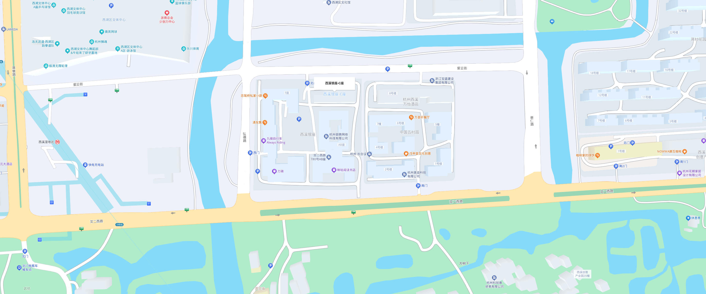 杭州公司地图位置